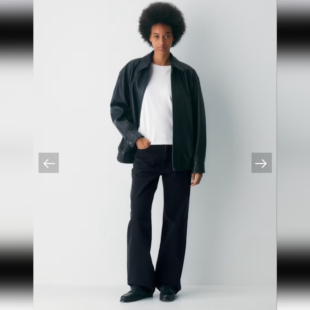 Denim Forum The '90s Iggy Lo-Rise Baggy Jean Size 27 NWT $128 "Black Eyeliner" - Picture 4 of 16